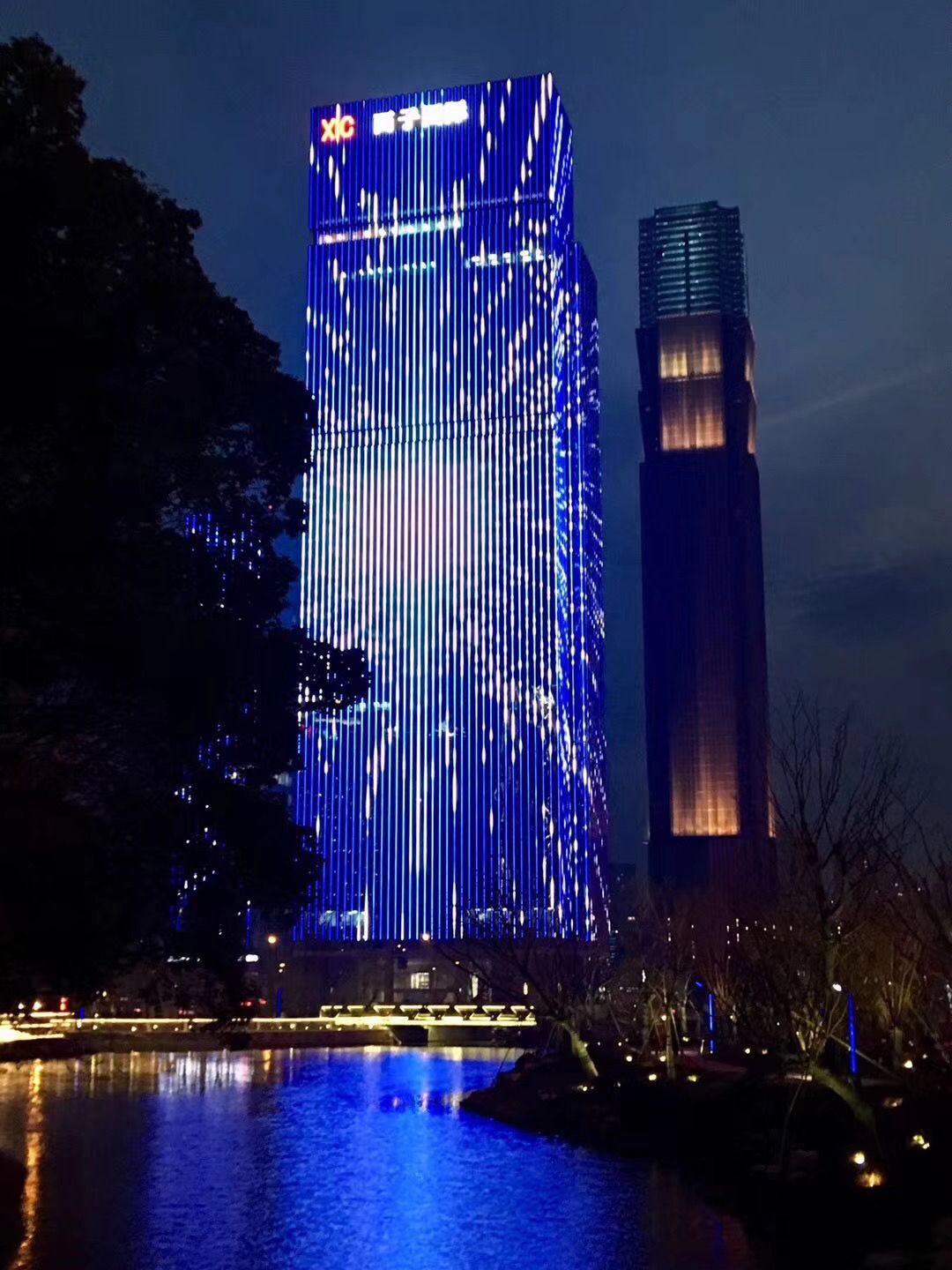 客户LED灯珠应用场景案例：杭州西子大厦