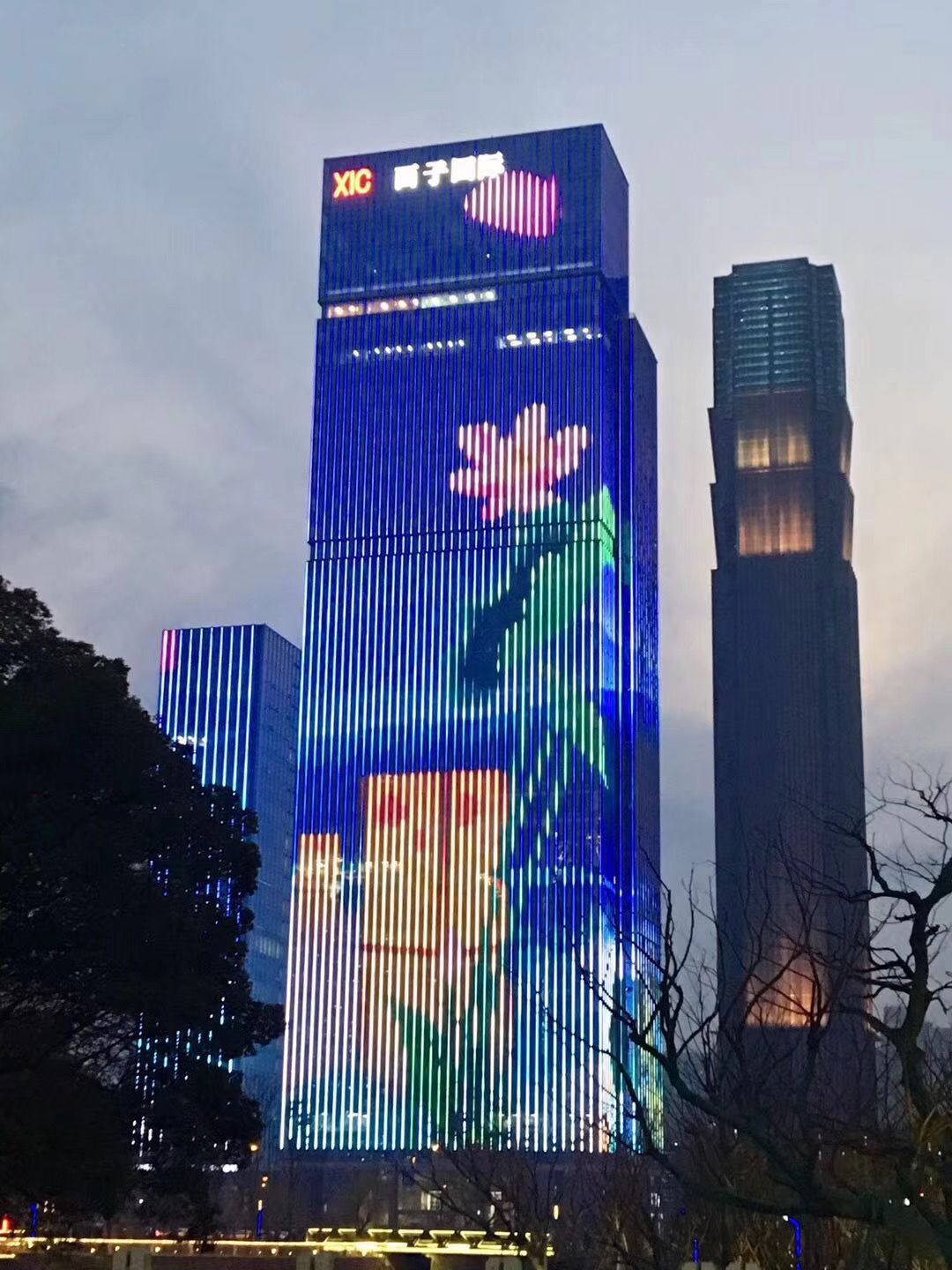 客户LED灯珠应用场景案例：杭州西子大厦